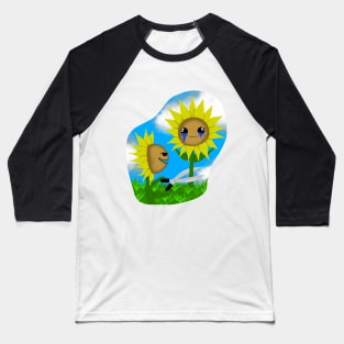 Killer Sunflower Baseball T-Shirt